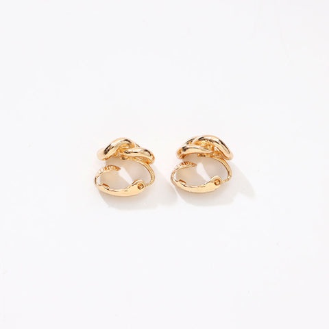 Christian Dior Chain motif Earring gold WS14682