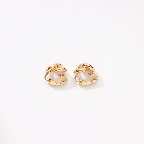 Christian Dior Chain motif Earring gold WS14682