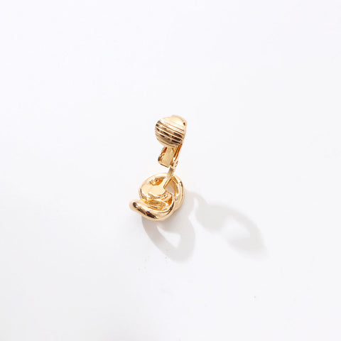 Christian Dior Chain motif Earring gold WS14682