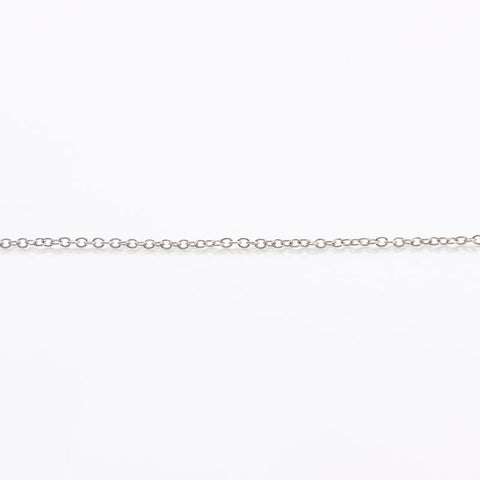 Christian Dior CD logo Chain shell heart Necklace Silver WS14684