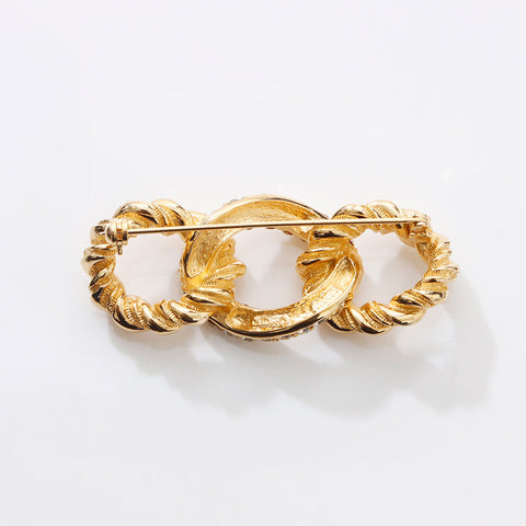 クリスチャンディオール Christian Dior ラインストーン 結び目