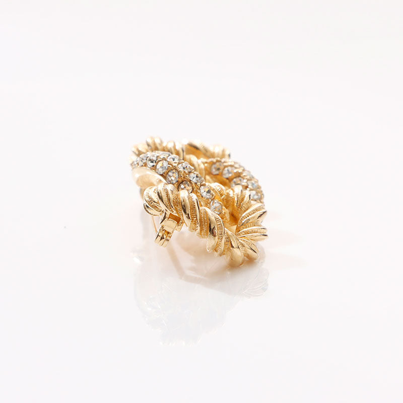 クリスチャンディオール Christian Dior ラインストーン 結び目