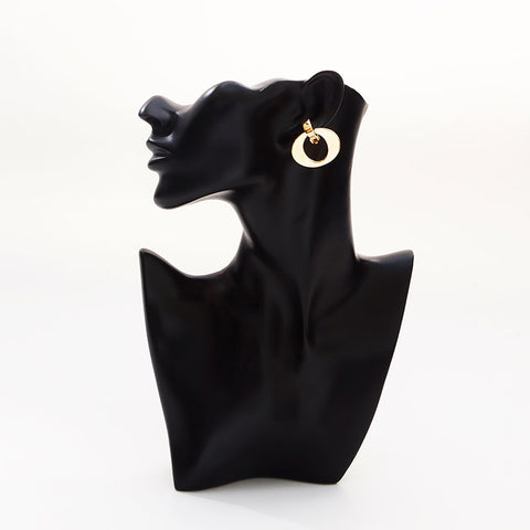 Christian Dior Logo motif Earring gold WS14693