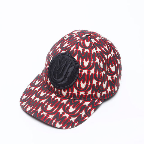 Miu Miu MM Paris eMIUTICONS cap Red WS14699