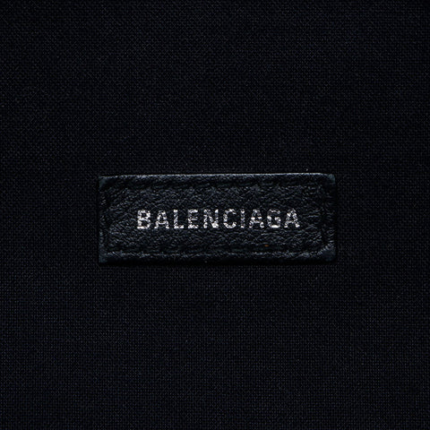 BALENCIAGA logo leather Waist bag black WS14703