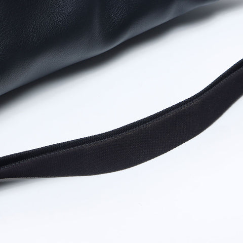 BALENCIAGA logo leather Waist bag black WS14703