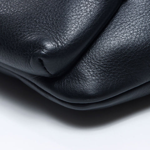 BALENCIAGA logo leather Waist bag black WS14703