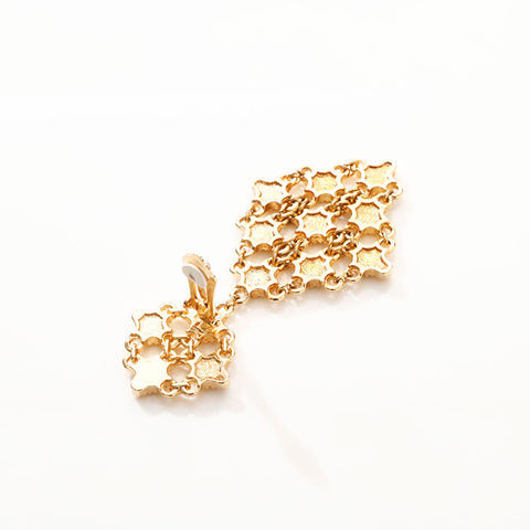 クリスチャンディオール Christian Dior セット ラインストーン イヤリング バングル ブレスレット ゴールド WS14704