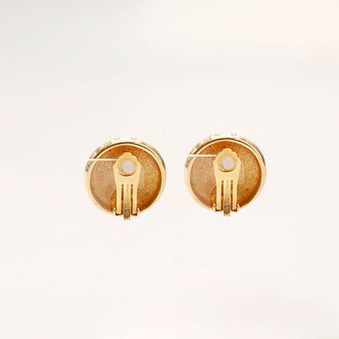 Christian Dior round Earring gold WS14713