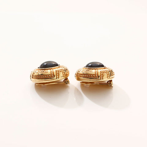 クリスチャンディオール Christian Dior ラウンド イヤリング ゴールド WS14713