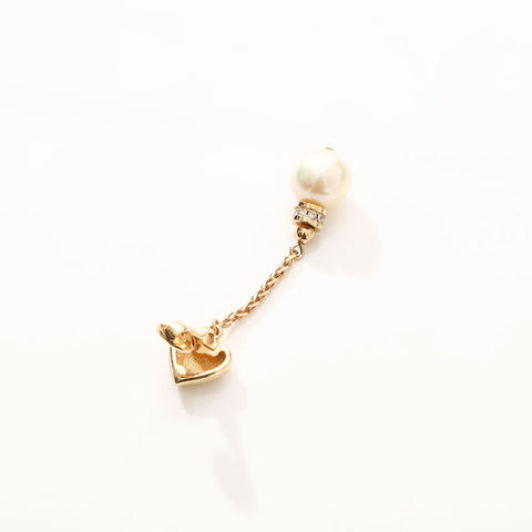Christian Dior Pearl swing Earring gold WS14714