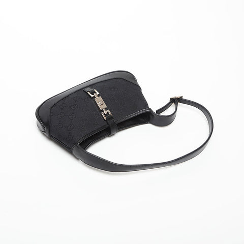 グッチ GUCCI ミニ GG キャンバス ジャッキー ショルダーバッグ ブラック WS14716