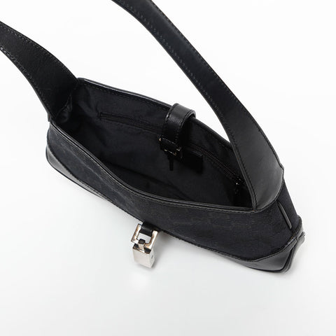 グッチ GUCCI ミニ GG キャンバス ジャッキー ショルダーバッグ ブラック WS14716