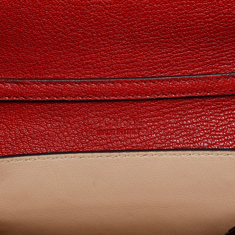 Chloe Millie Mini Leather Shoulder Bag Red WS14720