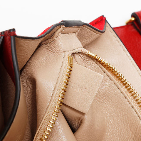 Chloe Millie Mini Leather Shoulder Bag Red WS14720