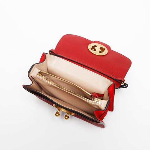 Chloe Millie Mini Leather Shoulder Bag Red WS14720