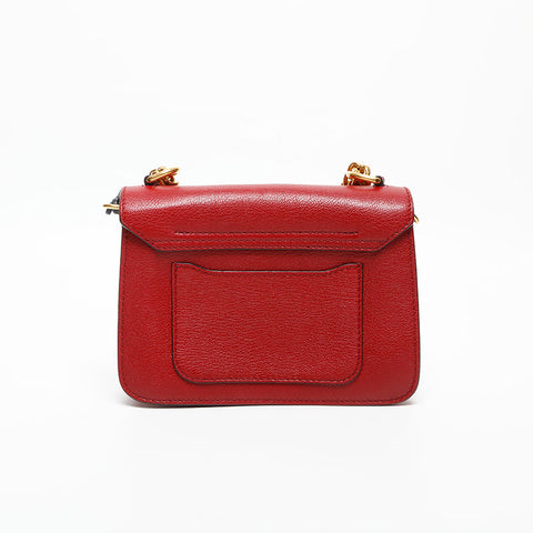 Chloe Millie Mini Leather Shoulder Bag Red WS14720