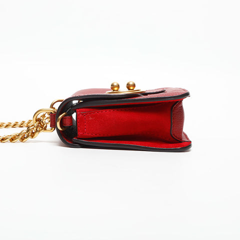 Chloe Millie Mini Leather Shoulder Bag Red WS14720