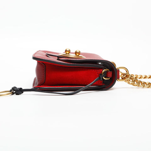 Chloe Millie Mini Leather Shoulder Bag Red WS14720