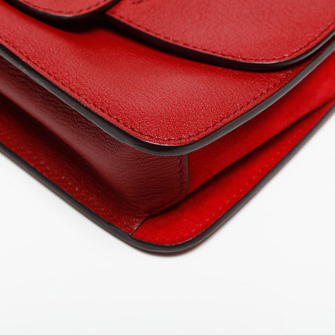 Chloe Millie Mini Leather Shoulder Bag Red WS14720