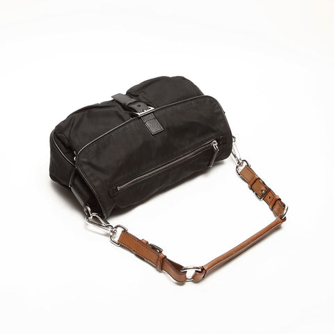 Prada Nylon Umhängetasche Schwarz WS14721