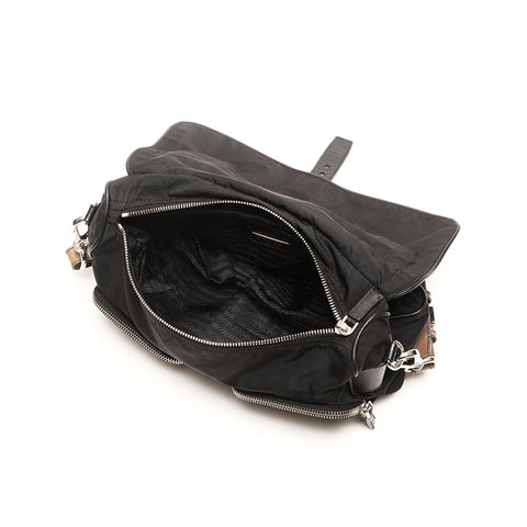 Prada Nylon Umhängetasche Schwarz WS14721