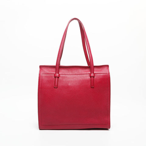 Salvatore Ferragamo Leather Tote Amy Shoulder Bag pink WS14723