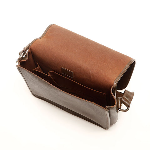 LOUIS VUITTON 2009 Taiga Victor Shoulder Bag Brown WS14724