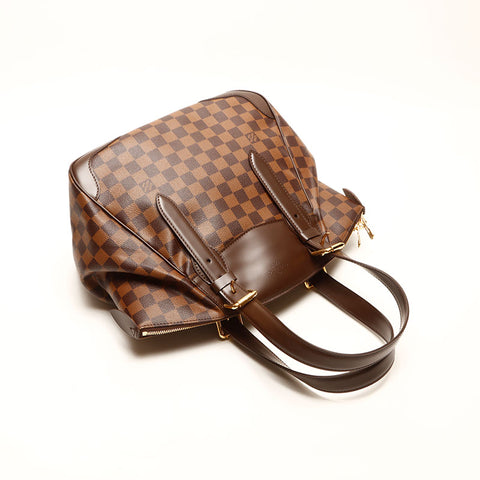 LOUIS VUITTON 2011 Damier Verona MM Shoulder Bag Brown WS14726