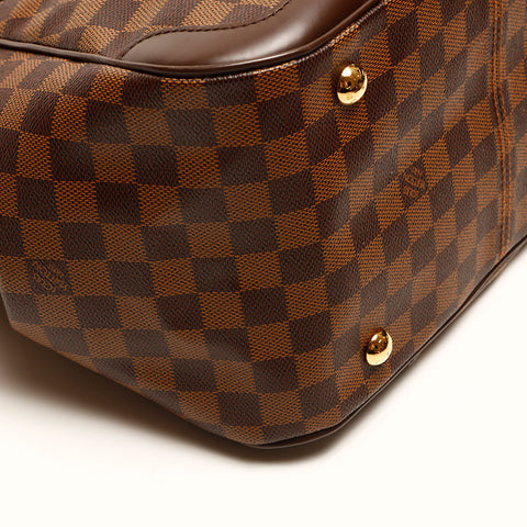 LOUIS VUITTON 2011 Damier Verona MM Shoulder Bag Brown WS14726