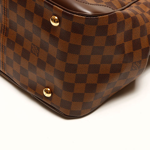 LOUIS VUITTON 2011 Damier Verona MM Shoulder Bag Brown WS14726