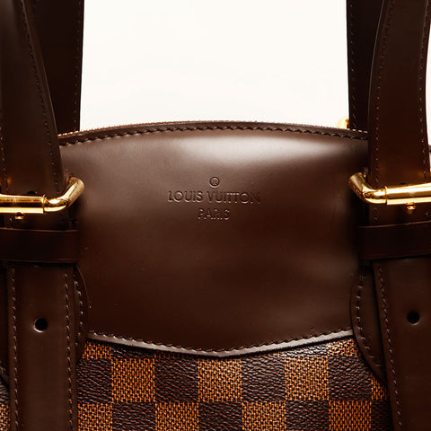 LOUIS VUITTON 2011 Damier Verona MM Shoulder Bag Brown WS14726