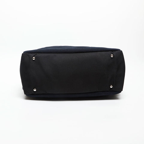 CHANEL 13th Paris Beer Ritz Canvas Handbag Navy WS14727