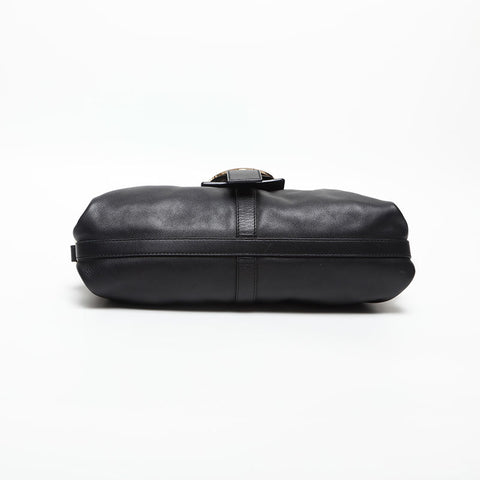 ブルガリ BVLGARI チャンドラ レザー ショルダーバッグ ブラック WS14732