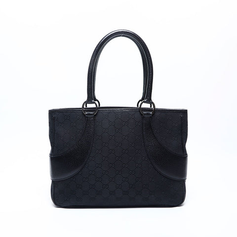 GUCCI GG canvas Tote Bag black WS14733