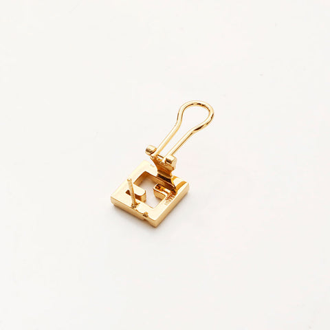 フェンディ FENDI FFロゴ ラインストーン ピアス ゴールド WS14739
