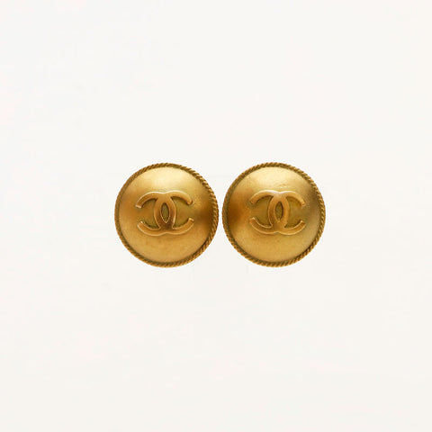 シャネル CHANEL 1994年 ラウンド ココマーク イヤリング ゴールド WS14740