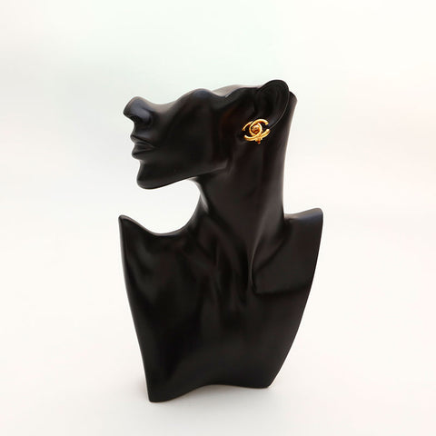 CHANEL 1995 Turnlock Earring gold WS14745