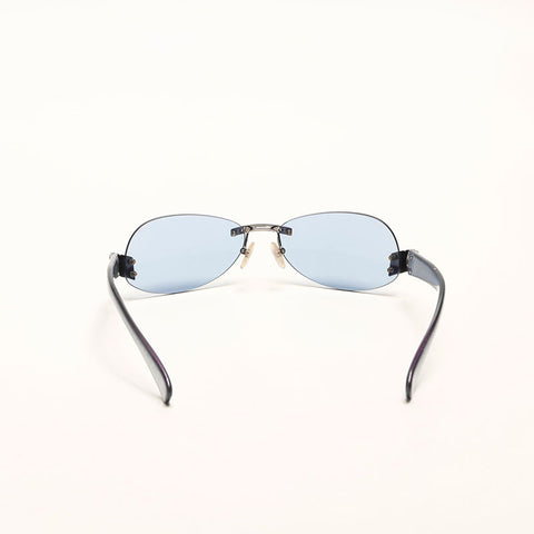 Chanel Chanel Rimless Sunglasses Blue WS14749