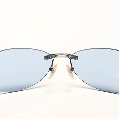Chanel Chanel Rimless Sunglasses Blue WS14749