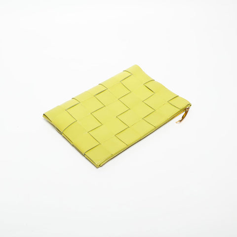 BOTTEGAVENETA MAXI INTRECCIATO NAPPA Clutch bag green WS14750