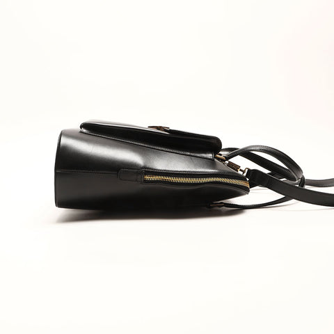 Salvatore Ferragamo Leather 2way Handbag black WS14753