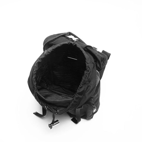 Prada Nylon Sac à dos / sac à dos noir WS14754