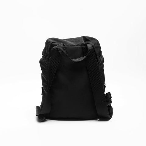 Prada Nylon Sac à dos / sac à dos noir WS14754
