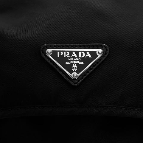Prada Nylon Sac à dos / sac à dos noir WS14754