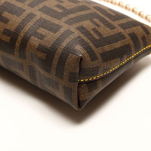 Fendi Zucchino Mini Handbag Brown WS14756