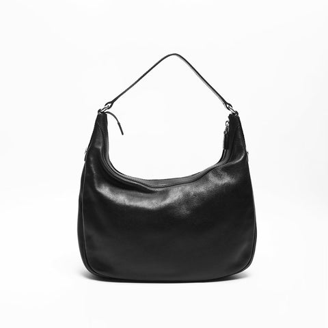 GUCCI leather one belt Shoulder Bag black WS14758