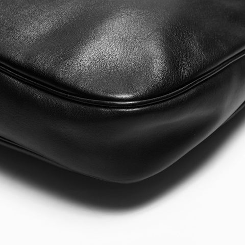 GUCCI leather one belt Shoulder Bag black WS14758