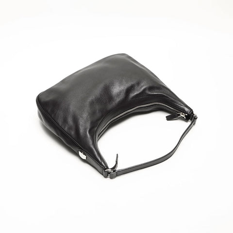 GUCCI leather one belt Shoulder Bag black WS14758