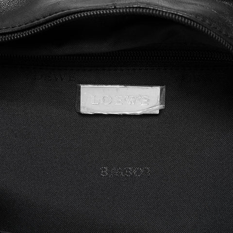 Loewe anagram nappa en cuir sac à bandoulière noir WS14760